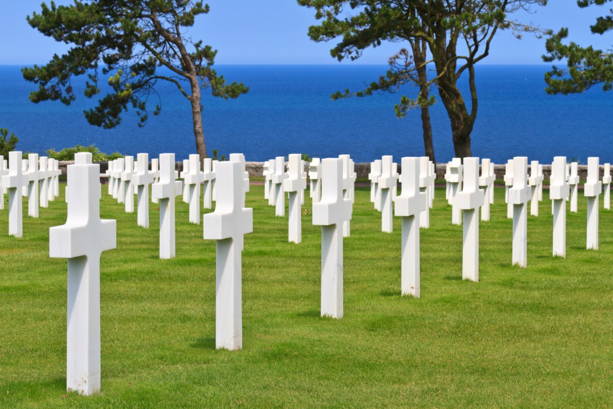 Normandy D-Day Landing Beaches - American Cemetery in Colleville sur Mer