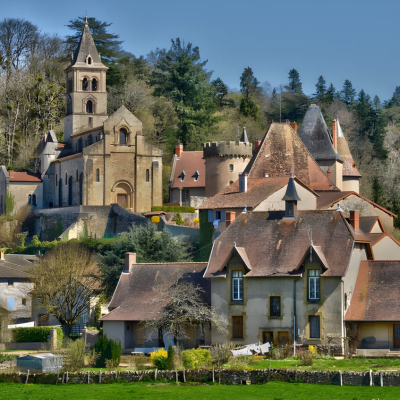 Stop in Châteauneuf-en-Auxois