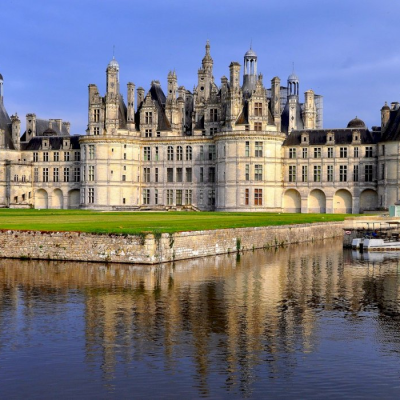 Arrival at Château de Chambord