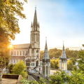 Arrival at Lourdes Sanctuary