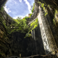 Arrive at Padirac Chasm