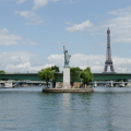 Île aux Cygnes and the Statue of Liberty