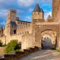 Arrival at the Cité de Carcassonne