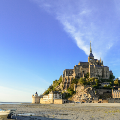 Scenic drive through Normandy