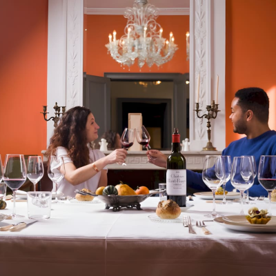 Gourmet meal with your creations