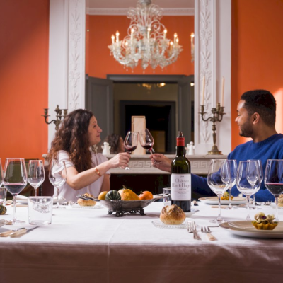 Gourmet meal with your creations