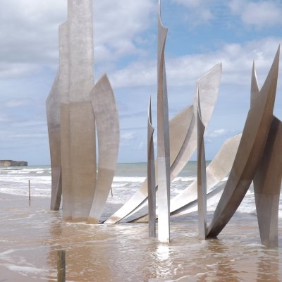 Stop at Omaha Beach
