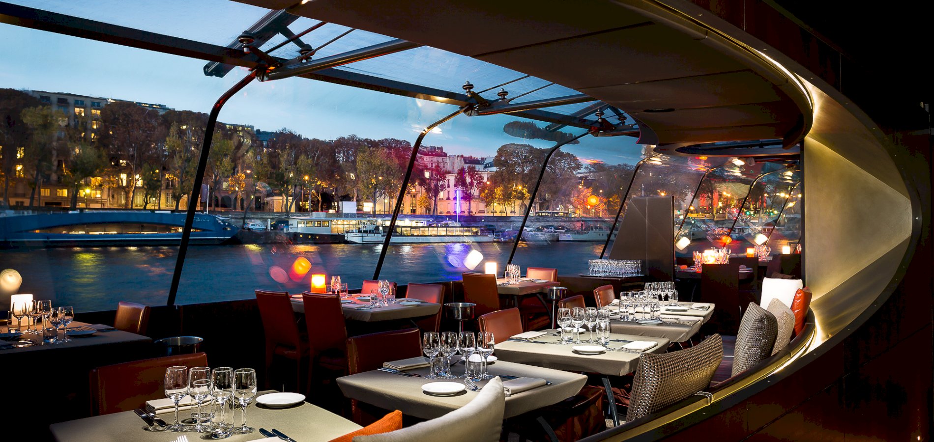 Ophorus Tours - Seine River Dinner Cruise Paris France - Privilege Option