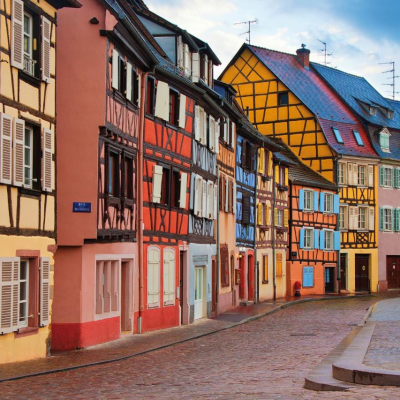 Colorful Old Town Streets