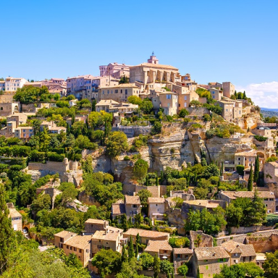 Scenic drive to Gordes